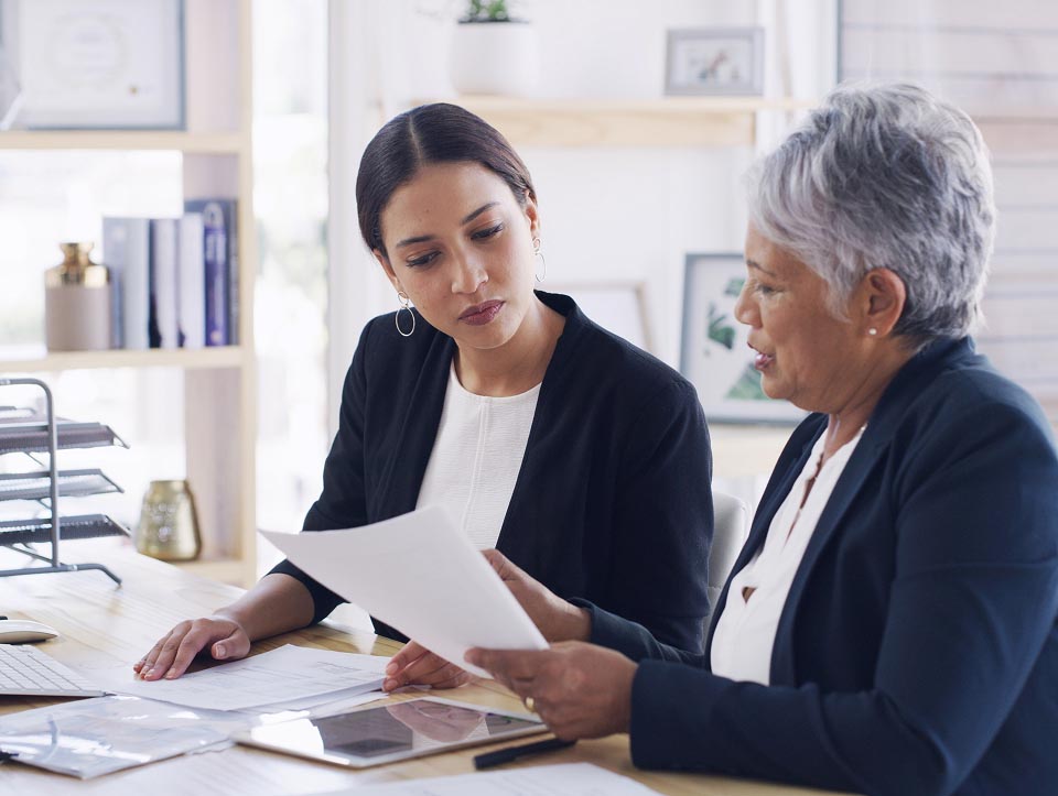Consultation with a law firm client